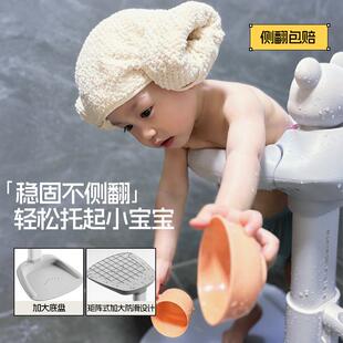 大莅宝宝站立洗澡童VNJ洗澡盆婴冲洗儿屁儿支架幼屁儿站着洗澡台