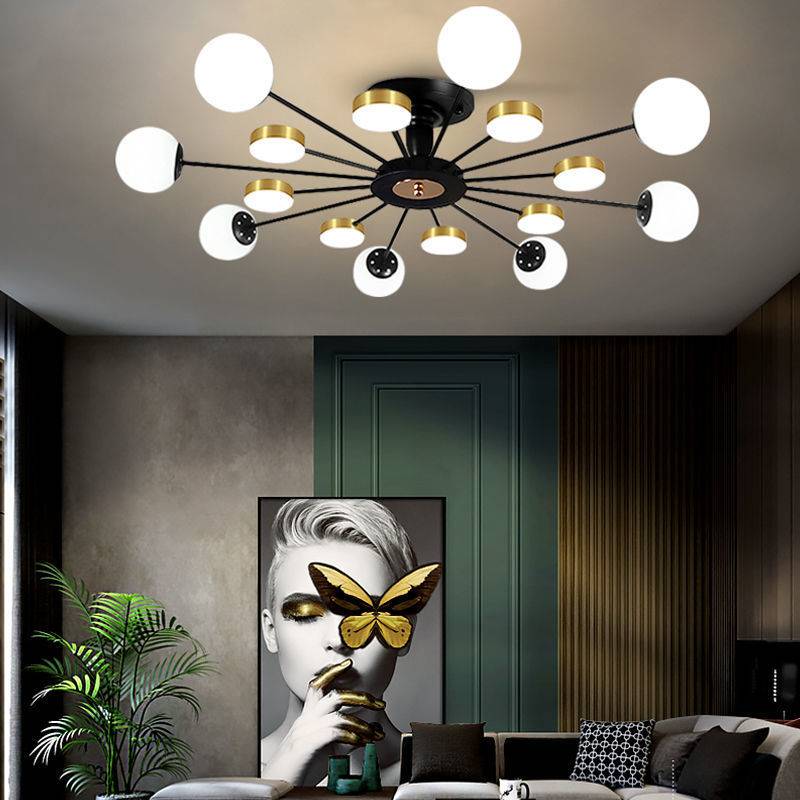 灯饰客厅灯大厅吸顶灯LED卧室餐厅客厅主灯2021新款吊灯具大全【1