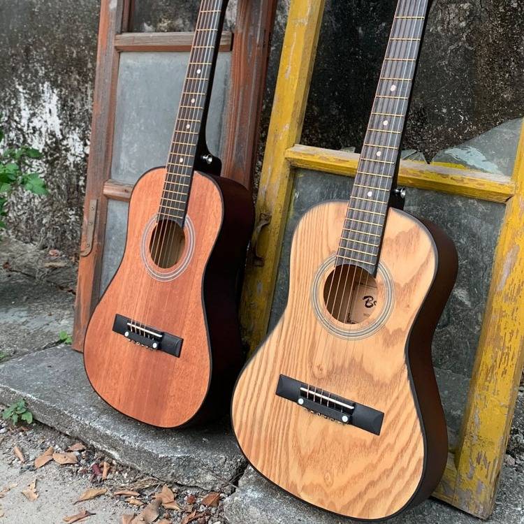 30寸儿童款单板吉他亮光靠手民谣木吉他 儿童面单实木guitar琴