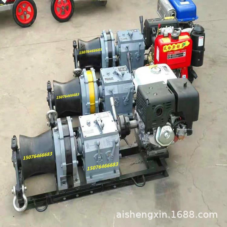 新机款动绞磨柴油机绞磨拉机RZL拖绞磨3吨牵引绞磨8吨绞磨机