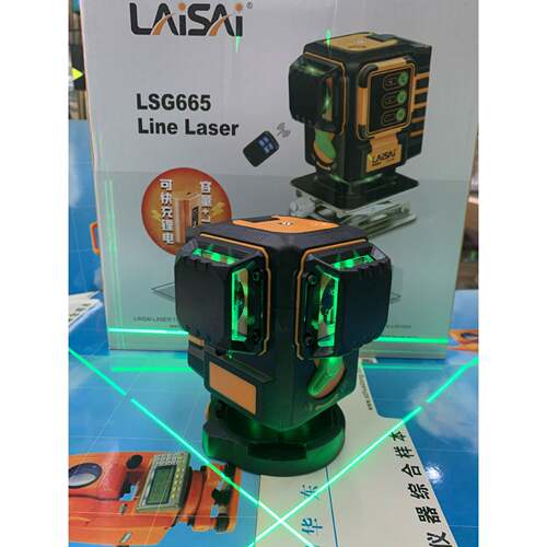 莱赛2仪线水平贴地1贴墙仪带遥控蓝绿光SG66LYNA5高精度红外线标