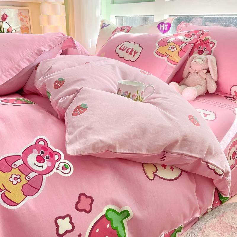 025件爆款全1棉LCW2868印花单品2套件--四套