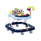 儿学步车婴7 防折15个月宝52161宝侧翻多功能可叠多音乐静音轮