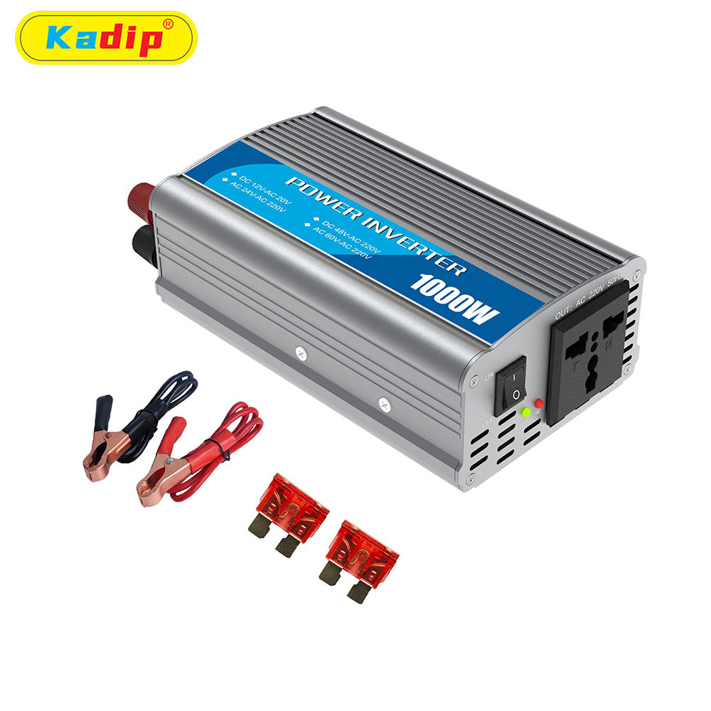厂家直销1000W车载逆变器12V/24V转110V220V电源转换器升压器