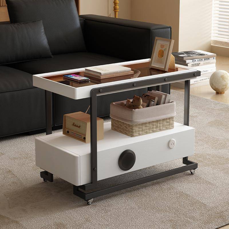 沙发边柜轻奢客厅收纳TPH柜可移动木式沙发实边几意侧边柜家用茶