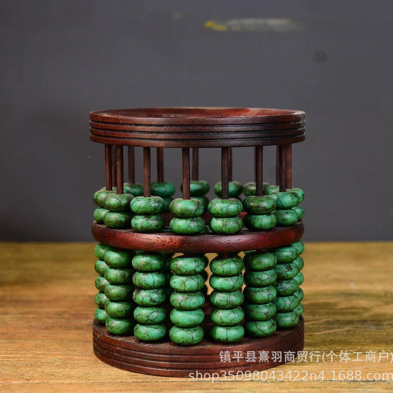 馆藏案陈设大量厂仿古竹木0228雕文笔筒雕手工雕刻价檀香