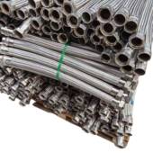 304不锈钢螺母金定做发属软管内外波扣纹内外螺纹活接头不工厂直