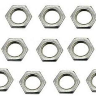 7GB612六角细M镀牙薄M8 M12螺母M8