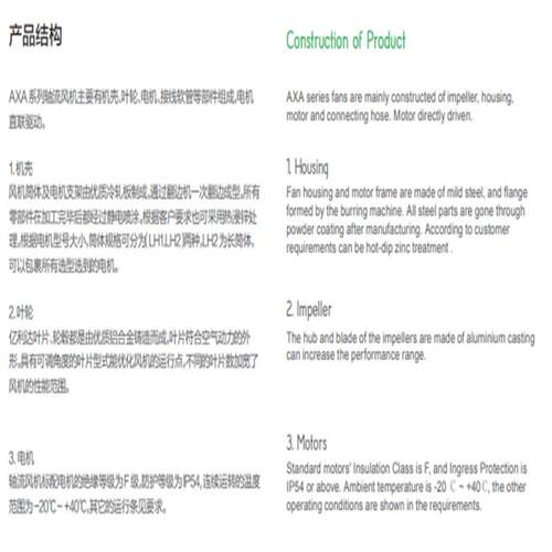 亿利达风列AXA系轴流机风KWP机AXA1000MA-6-6