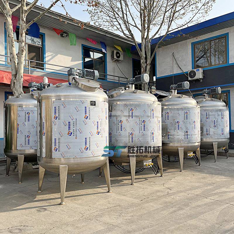 胶水电加搅拌不锈罐钢反应釜膏状香精乳化热罐食用醋0330恒发温酵