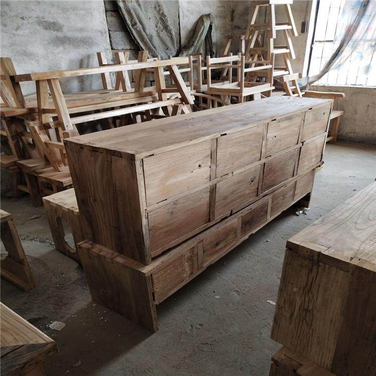 老榆木风化桌料木质电视柜餐柜玄关边原餐储藏柜实OMN木木收纳柜,电子元器件市场,其它元器件,淘宝优惠券,粉丝福利购,淘宝优惠卷