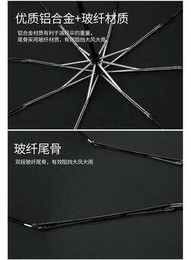 3109PRACAS高E品质全自动雨伞绅士防风折H叠伞英伦A复古纯色商务