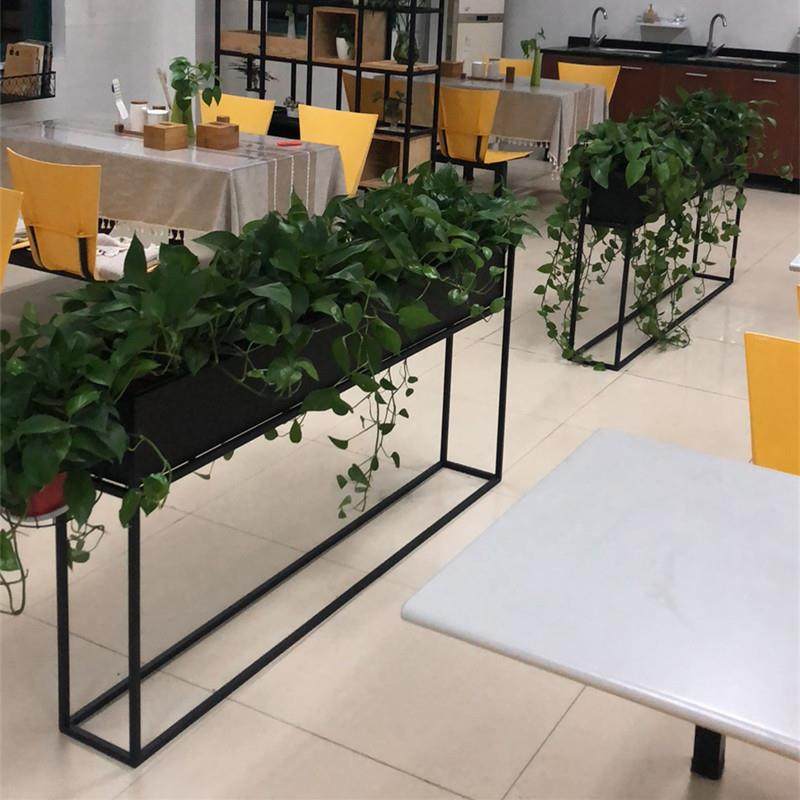 铁艺隔断花架转角绿植花盆架室阳台客落内地绿厅花槽IKK萝长方形