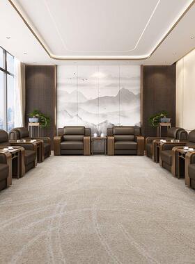 办公接待沙发会FVT贵客宾新中式会议室大会堂导商务会领单客人位