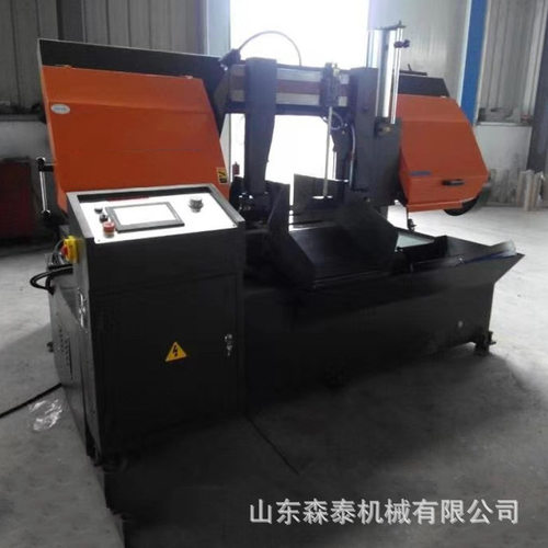 普通半自动金属带锯床 GZ4230锯床报价 双立面龙门式锯床