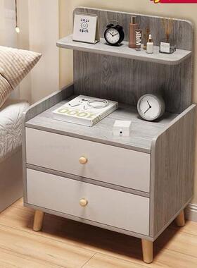 床头柜简约型现代A58zdGi4家用卧室小边柜出租房用简易物柜床床头