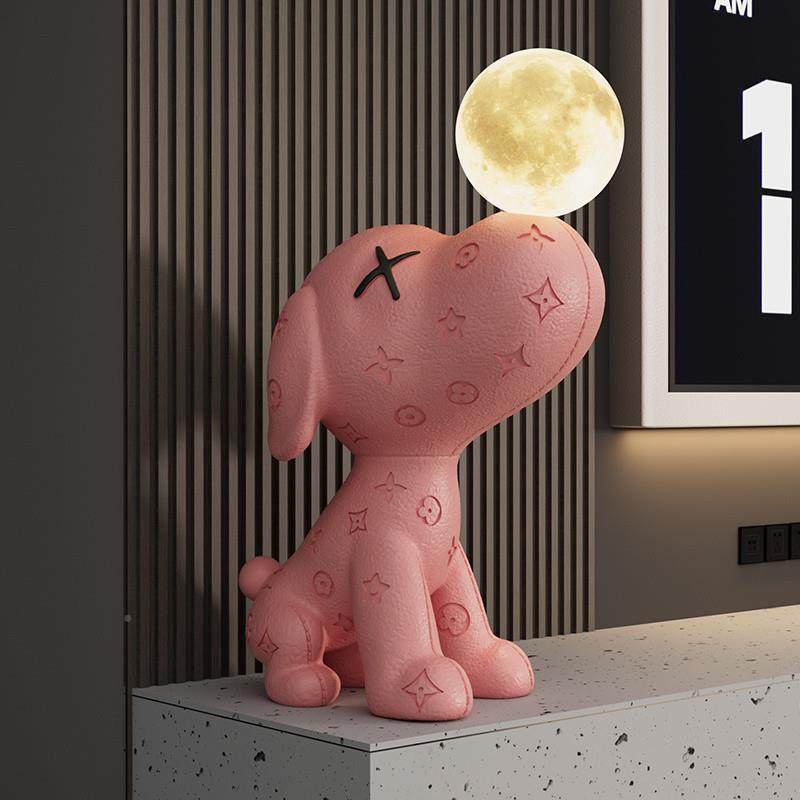 比客格犬网公QBS仔大型饰落地红摆件厅电视柜家居装高