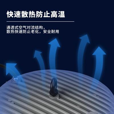 工灯100w房灯仓库工业照明灯大厂O功率400w高棚灯ULE-UFO-FF矿飞