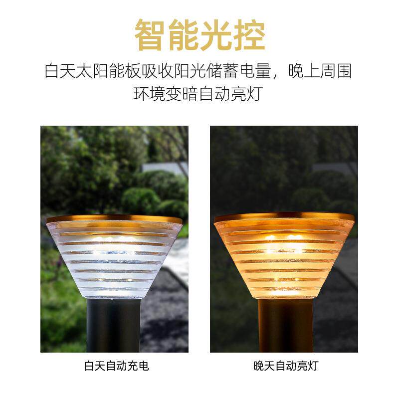 太阳能灯路花园围墙灯别户外智能光控灯墅LED柱子ML-BD-M防水边墙