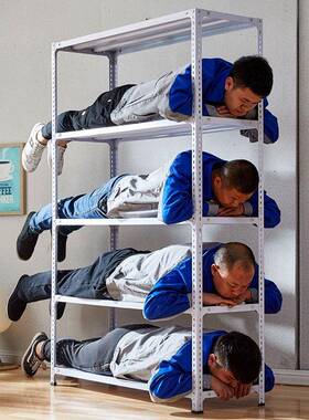 仓储货架家用阳置物多层地落超市仓库展台架示架铁架子NNQ角钢储