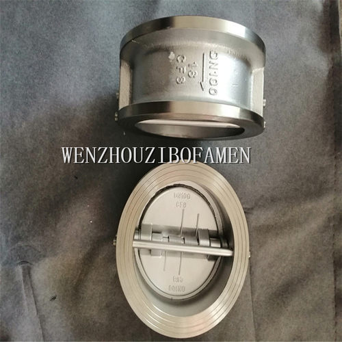 高压不锈钢对夹式双瓣止回阀