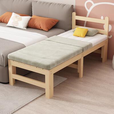 木床大FTK床实边拼床接床护栏边加宽床家用婴儿床带儿童床成人床