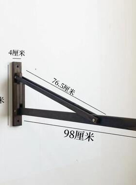 长挂加风钩壁灯挂钩创意墙上壁IWB挂实木加长挂钩铃壁大墙号