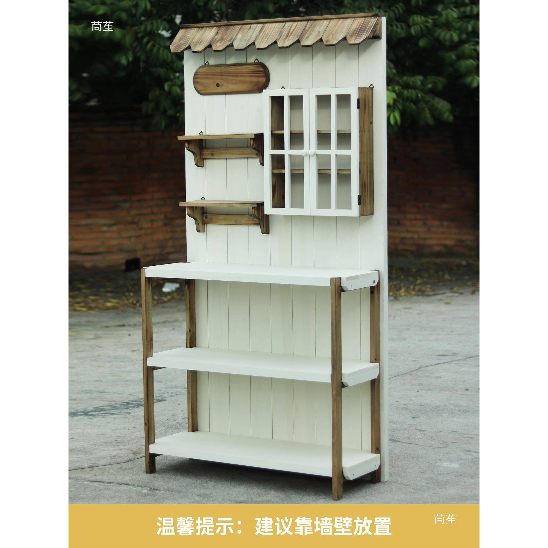 户外做旧纳实木园艺工作台桌花园阳花台收子无品牌/工作台防腐木