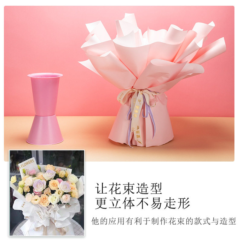 插花神器鲜花包装材料包花神器批发 鲜花小号箭筒花束内胆剑桶