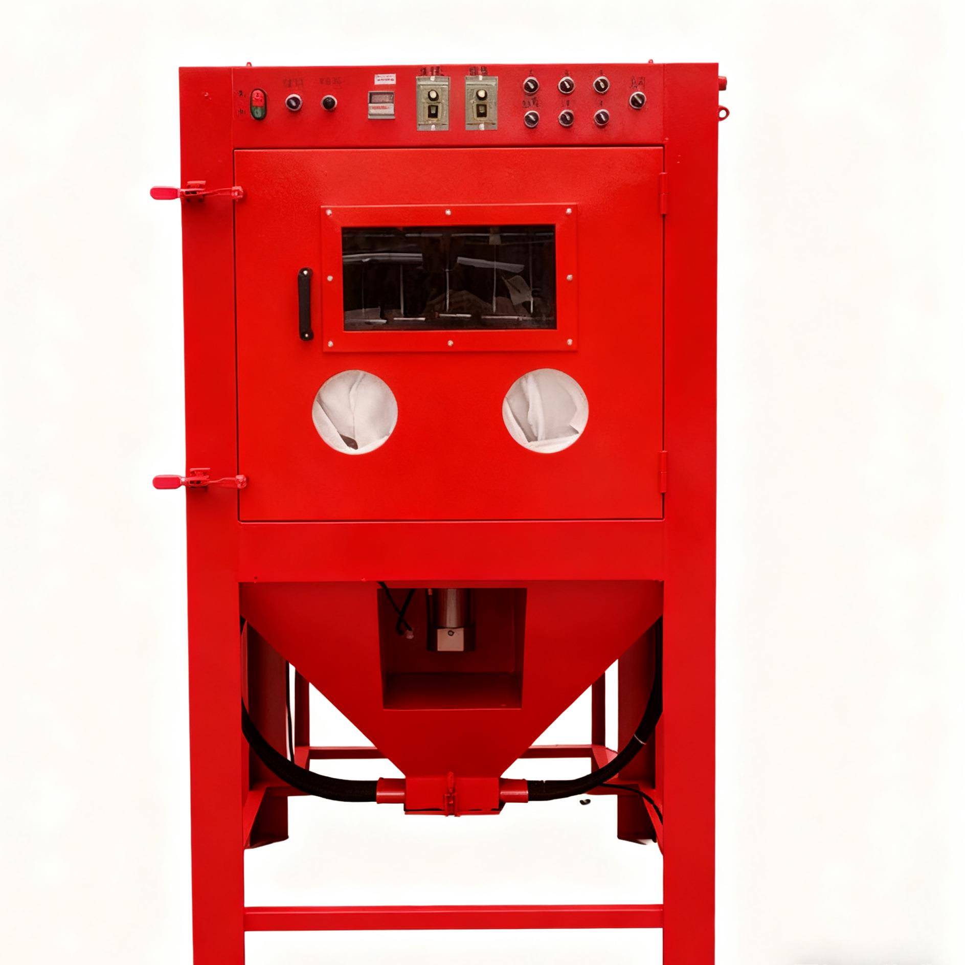 手自体转盘式喷小一型机固OPT定圆盘柱方形工件打砂专用自动喷沙