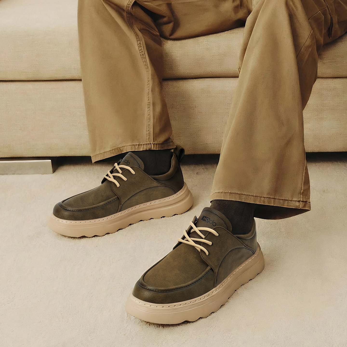 林更新代言【红豆工装鞋子百搭】