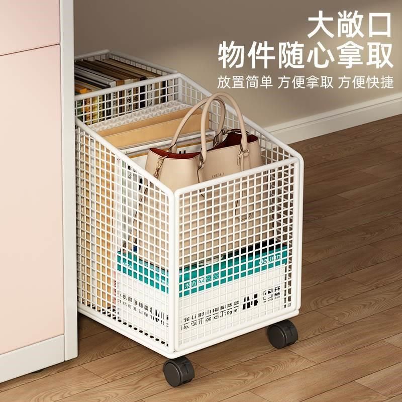 移动旋转书架学生教室书柜落地小推车桌下书包办公书桌收纳置新款,住宅家具,旋转书架,淘宝优惠券,粉丝福利购,淘宝优惠卷