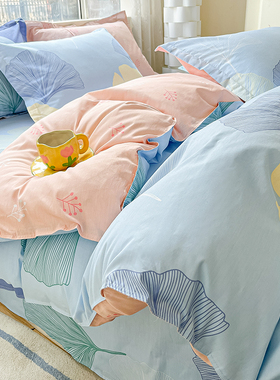 纯棉被套单件全棉被罩三件套150x200x230单人被单双人180x2Z20x24