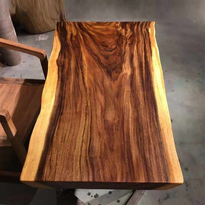 胡桃木实木大板餐桌原木家具不规则茶桌 南美花梨实木餐桌椅组合,住宅家具,木质小样,淘宝优惠券,粉丝福利购,淘宝优惠卷