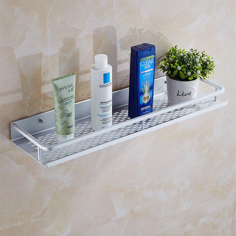 免打孔浴室置物架厕所洗手间洗漱台架子收纳吸壁式壁挂卫生间托盘