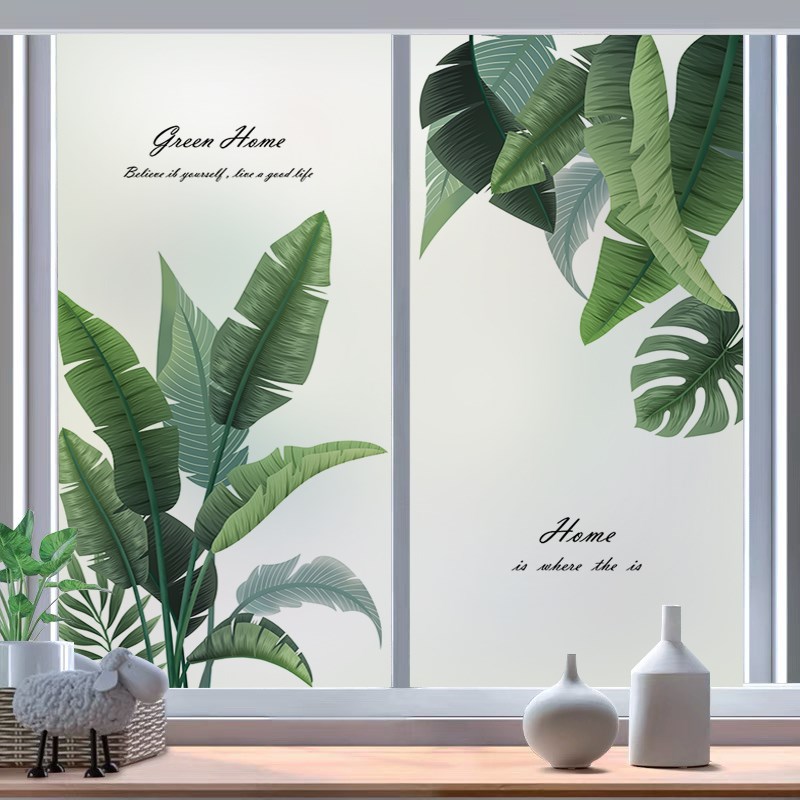 卫生间窗户贴纸防走光透光不透明玻璃贴浴室窗贴防窥遮光磨砂贴膜