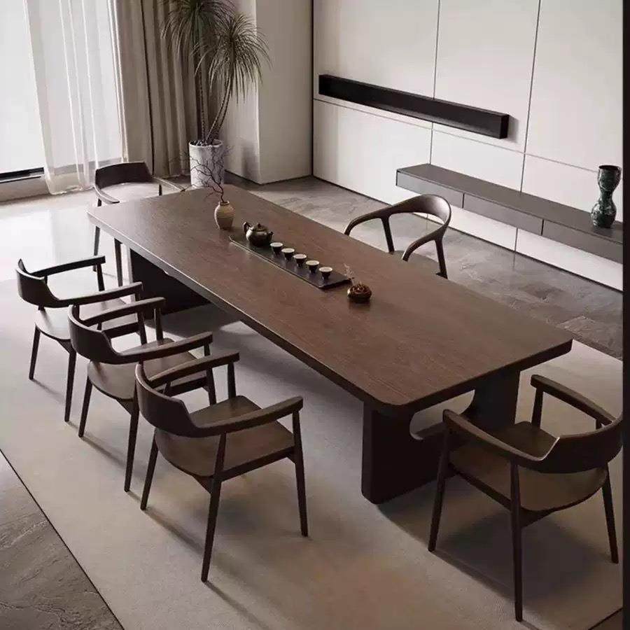 实木大板茶桌椅组合简约现代客厅家用轻奢高级感茶台禅意办公桌子,商业/办公家具,茶台/茶桌,淘宝优惠券,粉丝福利购,淘宝优惠卷