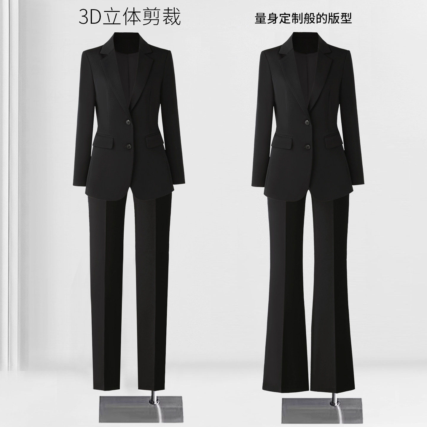 黑色西装外套女小个子公