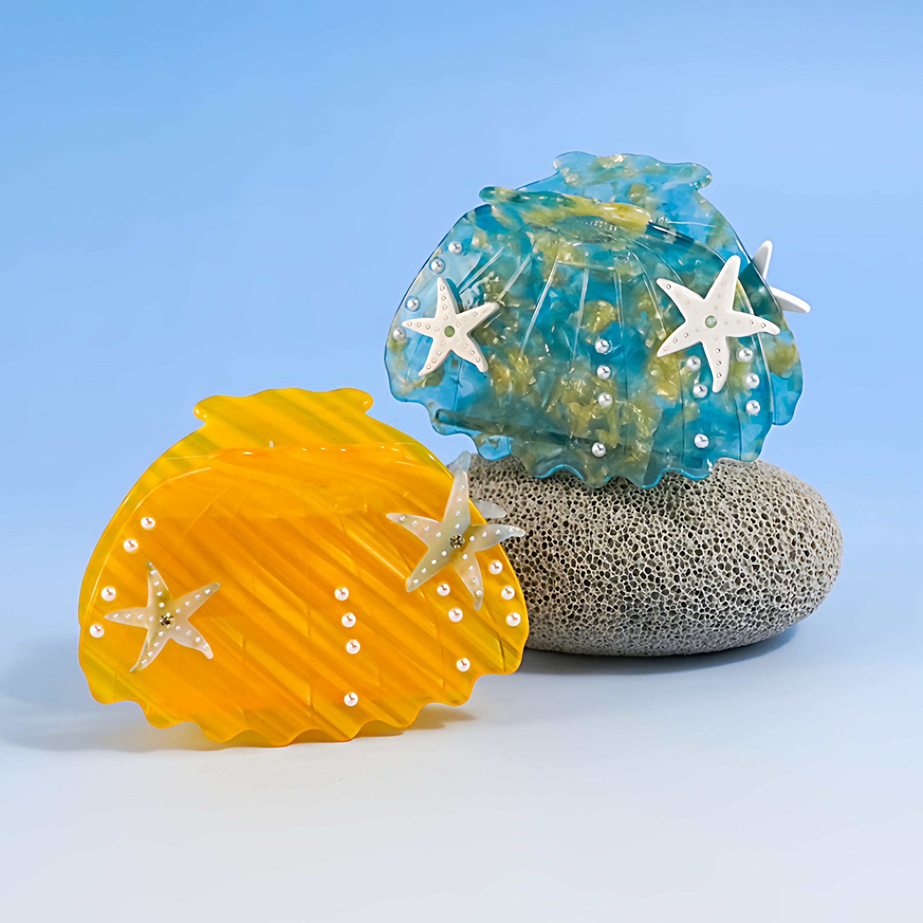 URRYKID原创设计醋酸贝壳抓夹