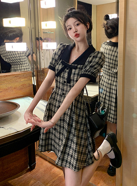 胖mm微胖女生梨形型身材女孩多巴胺尺码高级感显瘦遮肚穿搭洋装