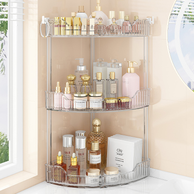 卫生间浴室置物架落地厕所洗手间转角台面洗漱台三角收纳架子神器