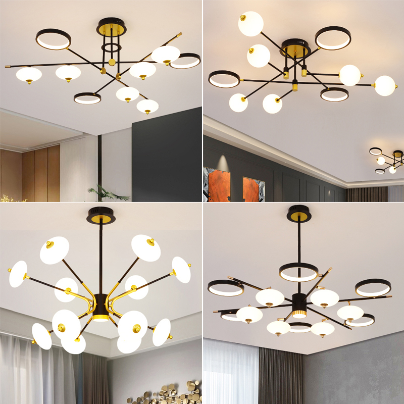 2021年新款客厅吊灯r现代简约创意设计吸顶灯具轻奢大气北欧卧室