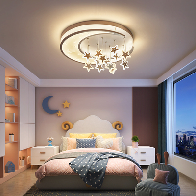 温馨卧室cled现代简约浪漫吸顶灯主卧客厅儿童房女孩公主房间灯具