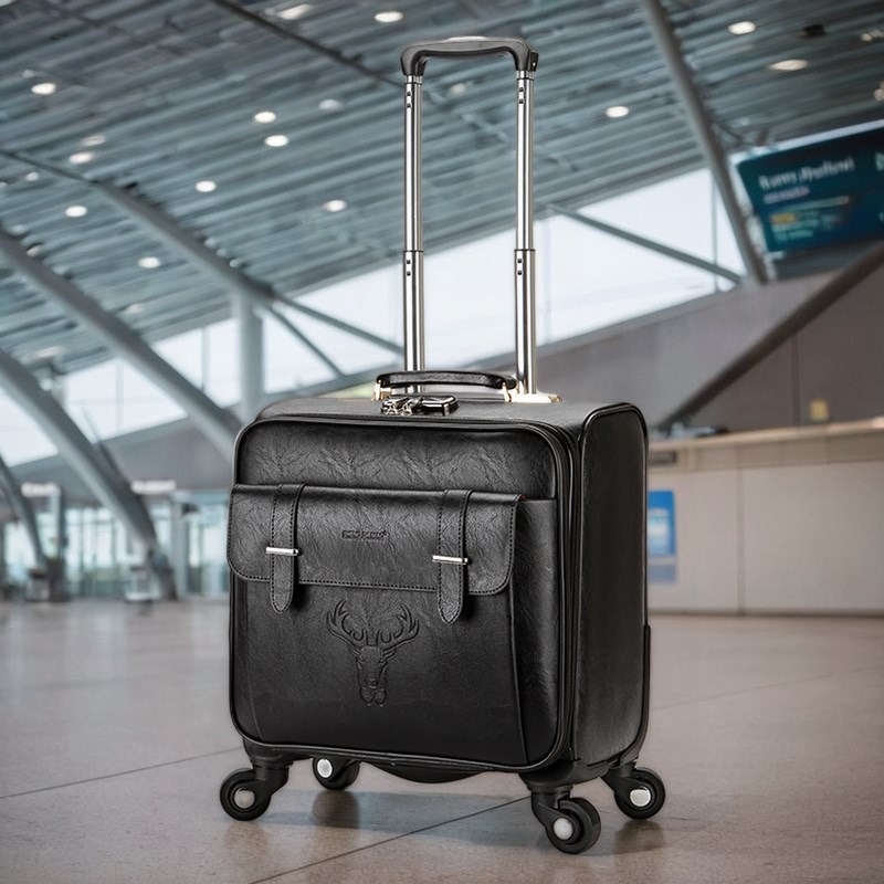 男士商务皮箱18寸轻便小型登机箱女出差拉杆箱空姐密码箱时尚
