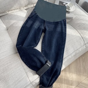 春秋款 打底大码 哈伦长裤 孕妇牛仔裤 春装 外穿老爹裤 春季 女春天薄款