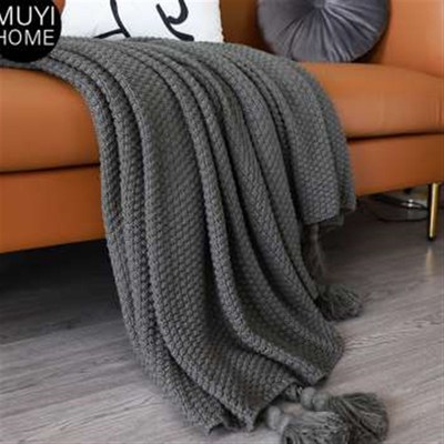 北欧复古大吊穗编织毛毯子办公室午睡毯夏季空调毯毛巾毯沙发盖毯