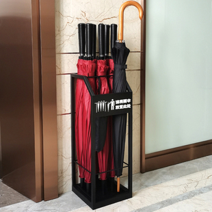 雨伞架酒店大堂办公家n用入户雨伞桶便民商用雨伞收纳架可定制LOG