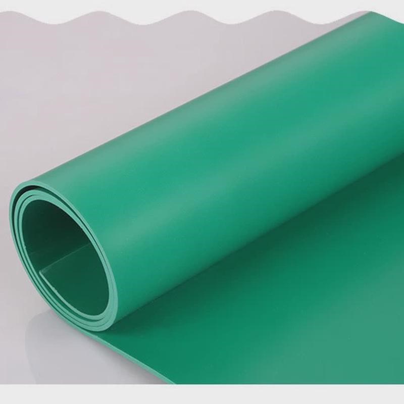 PVC卷材塑胶板工程工作台垫绿色地垫软板商用家用贸易无异味