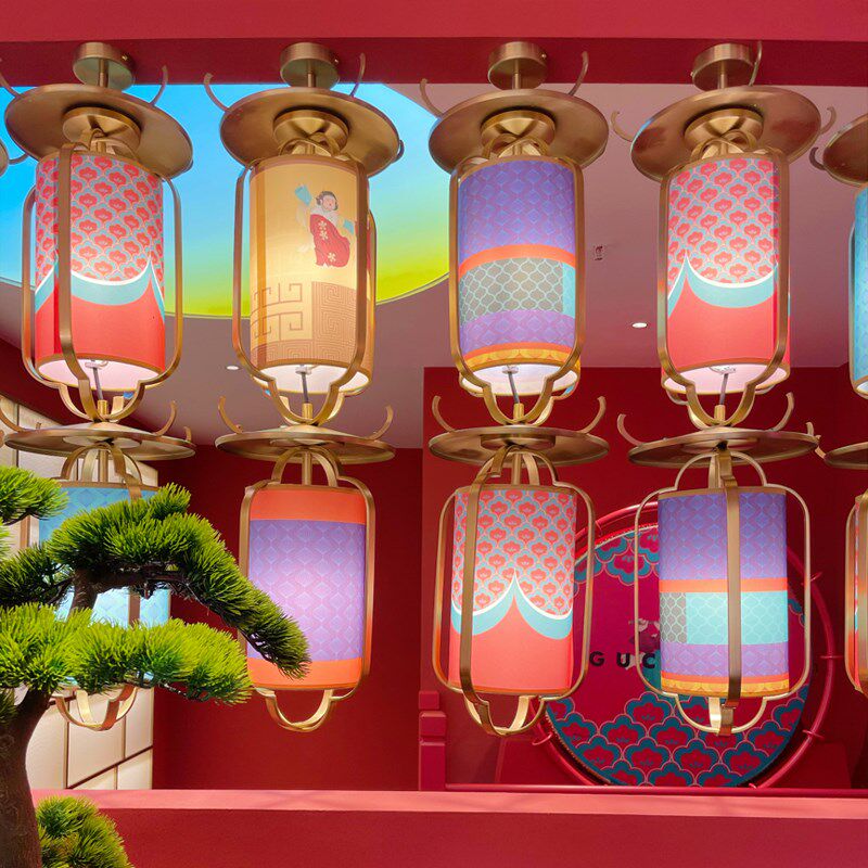 新中式餐饮火锅店串串灯笼烧烤菜馆商用国潮风鸟笼网红定制吊灯具,家装灯饰光源,酒店/宴会厅/餐饮吊灯,淘宝优惠券,粉丝福利购,淘宝优惠卷