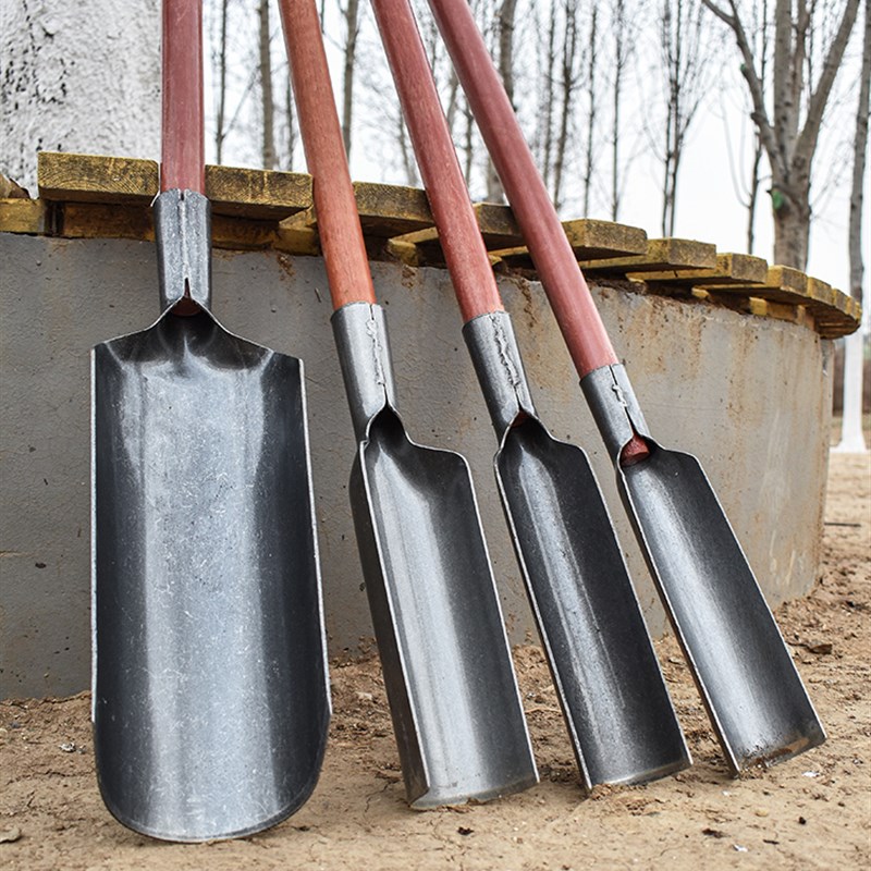 洛阳铲打洞取土挖土挖洞神器深孔钻土挖坑工具打井铁铲户外多功能